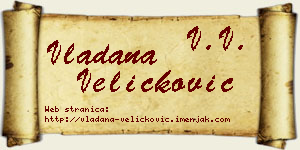 Vladana Veličković vizit kartica